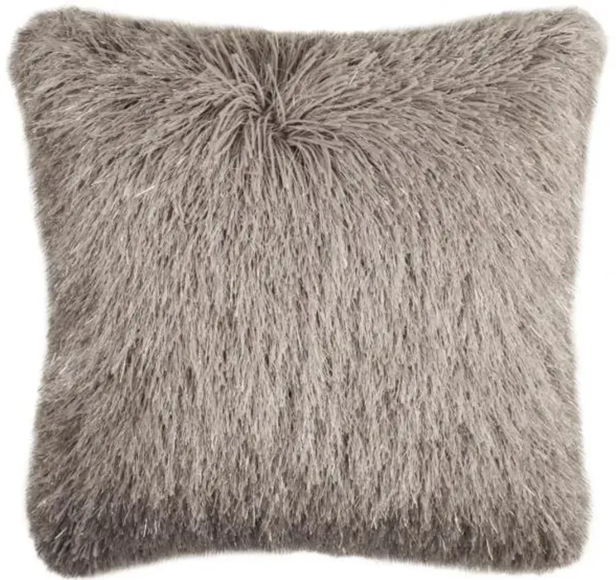 Shag Modish Metallic Pillow