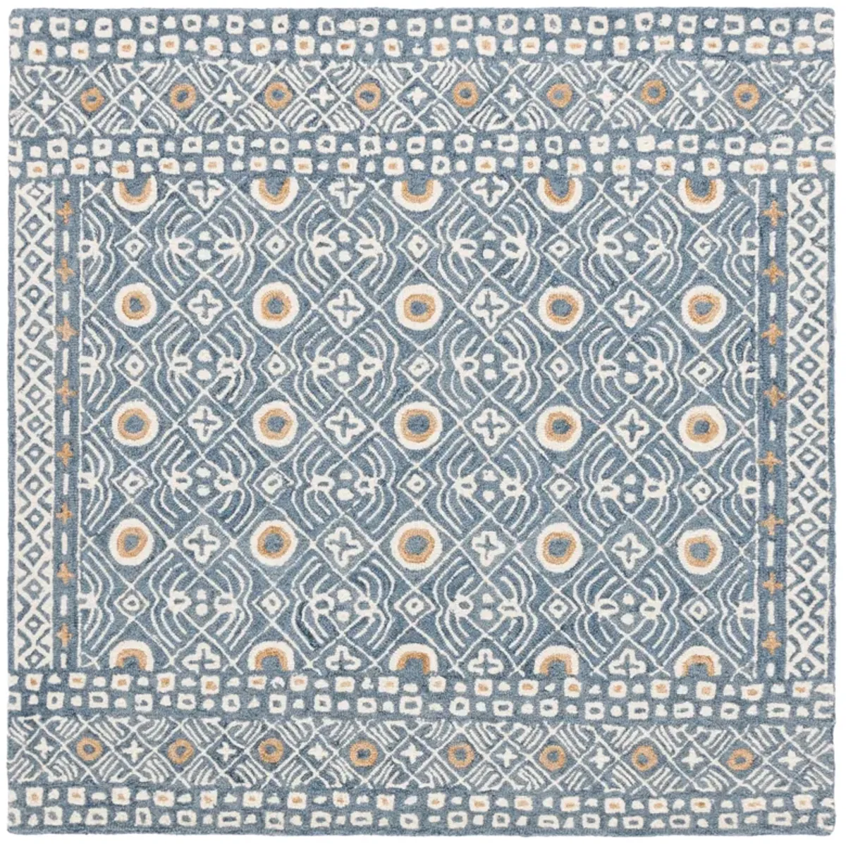 MICRO-LOOP Hand Tufted 5' x 5' Square area rug
