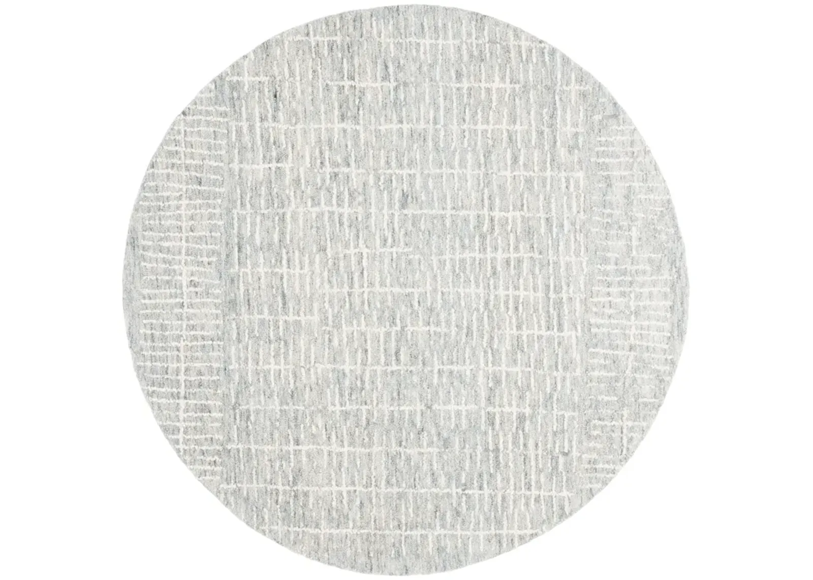 ABSTRACT 283 LIGHT BLUE  6' x 6' Round Round Rug