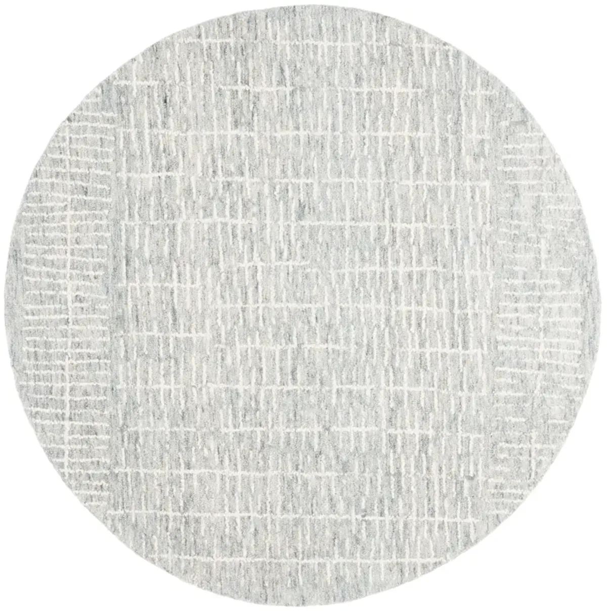 ABSTRACT 283 LIGHT BLUE  6' x 6' Round Round Rug