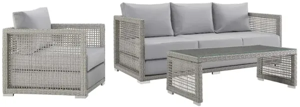 Aura 3 Piece Outdoor Patio Set