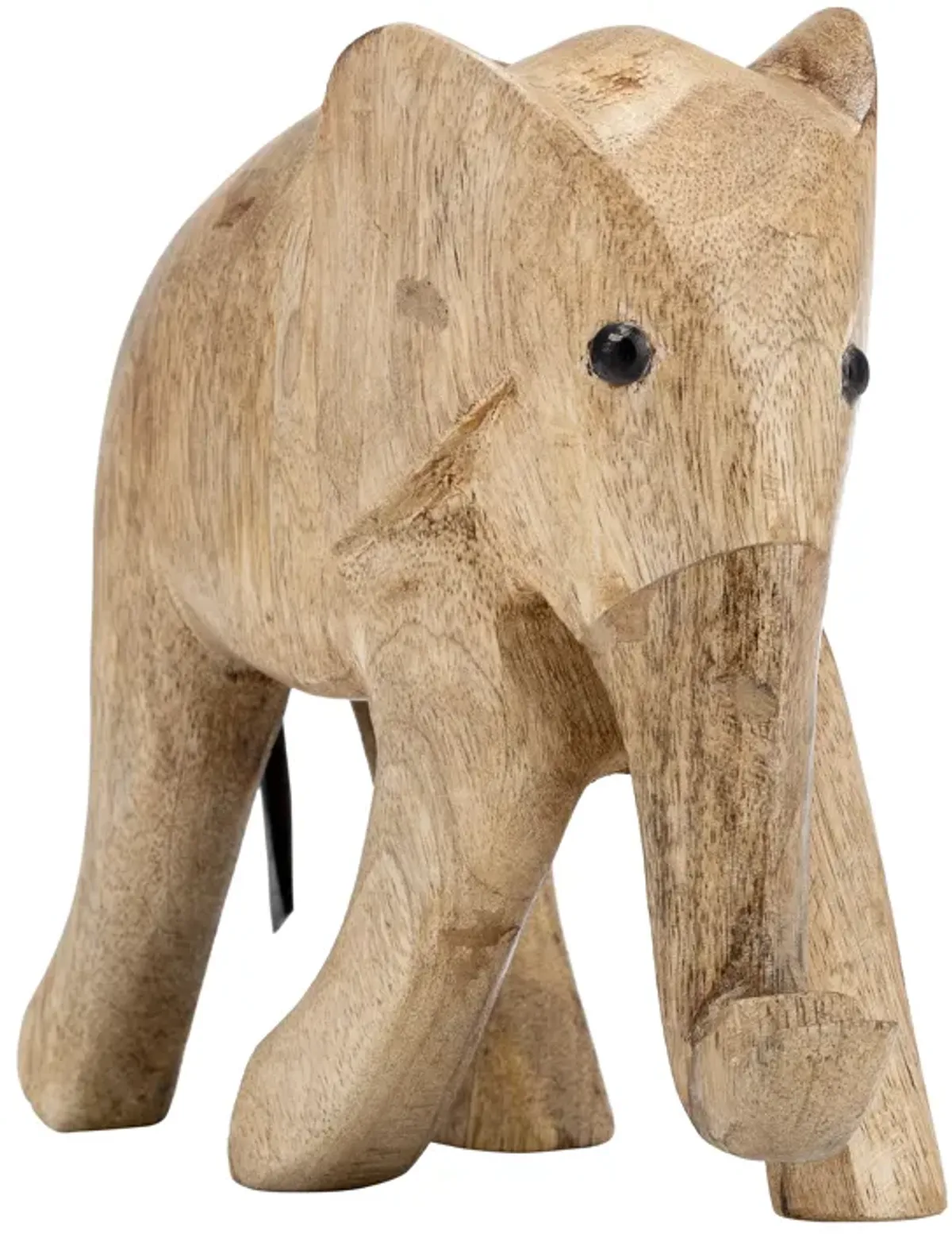 Wood, 8"h Elephant Deco, Brown