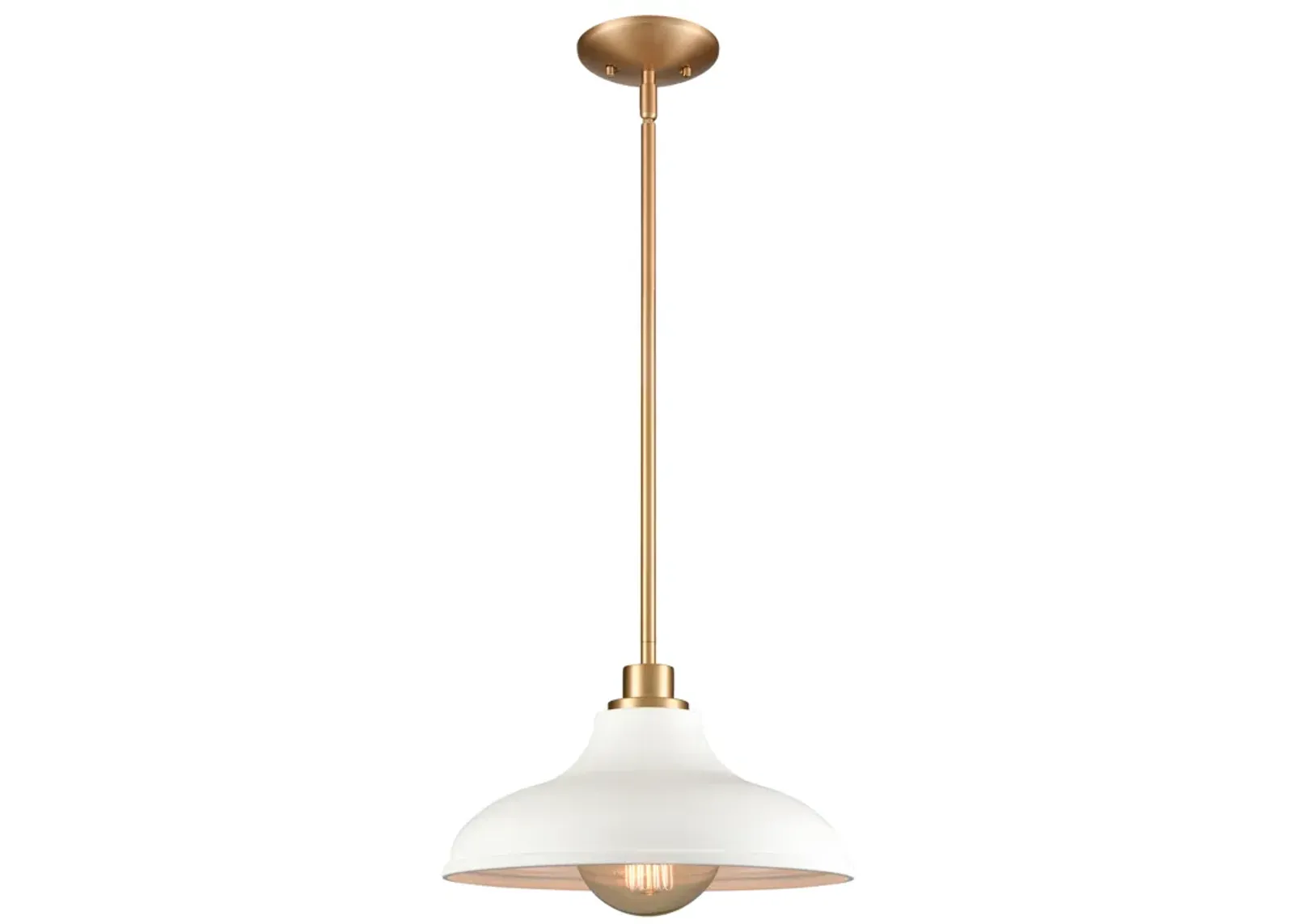 Grenville 13'' Wide 1-Light Pendant - Brushed Gold