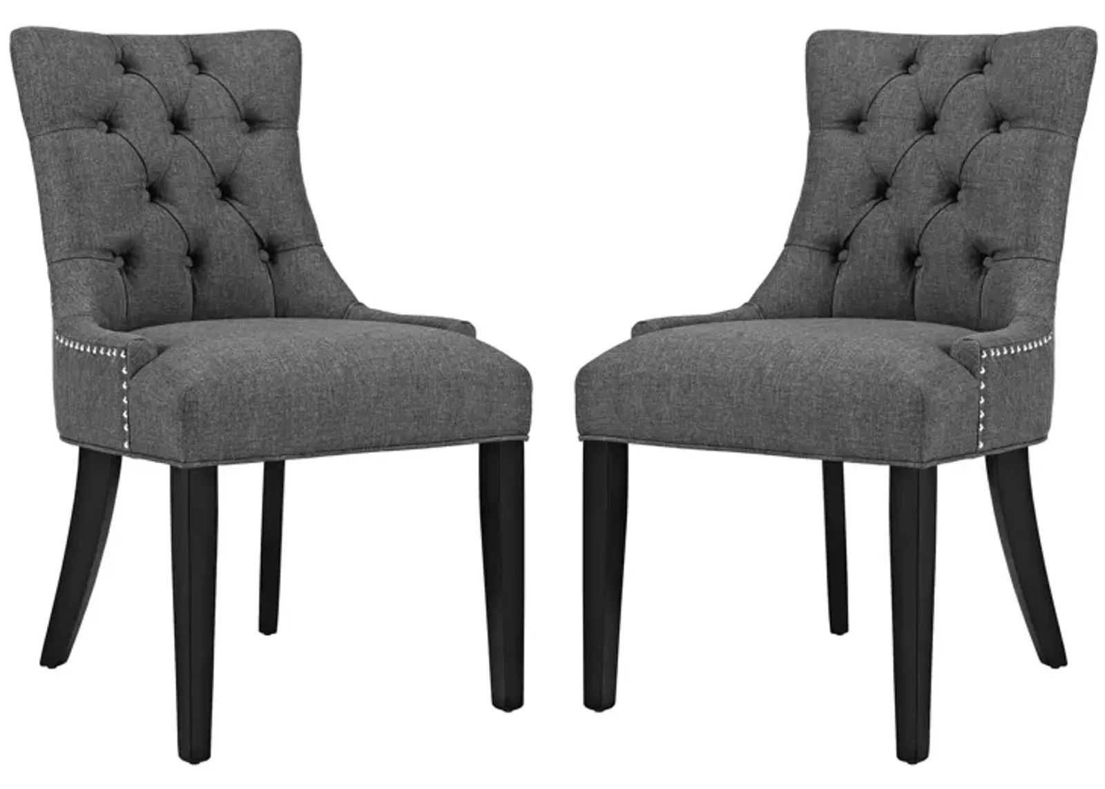 Regent Dining Side Chair Fabric Set of 2