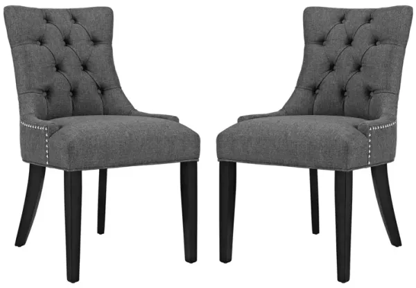 Regent Dining Side Chair Fabric Set of 2