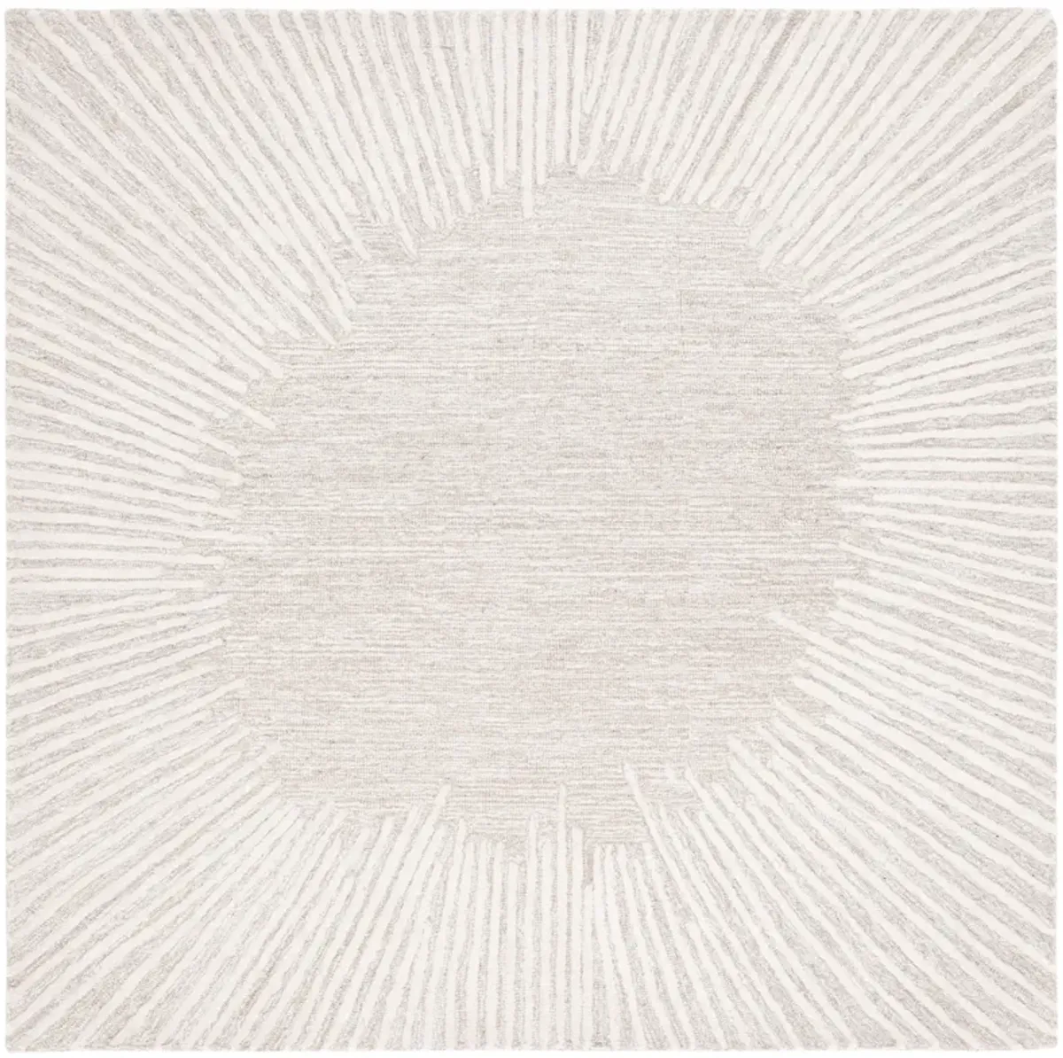 ABSTRACT Hand Tufted 4' x 4' Square area rug