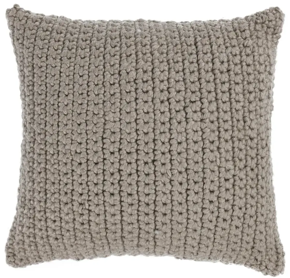 Prism 22" Performance Outdoor Throw Pillow, Natural