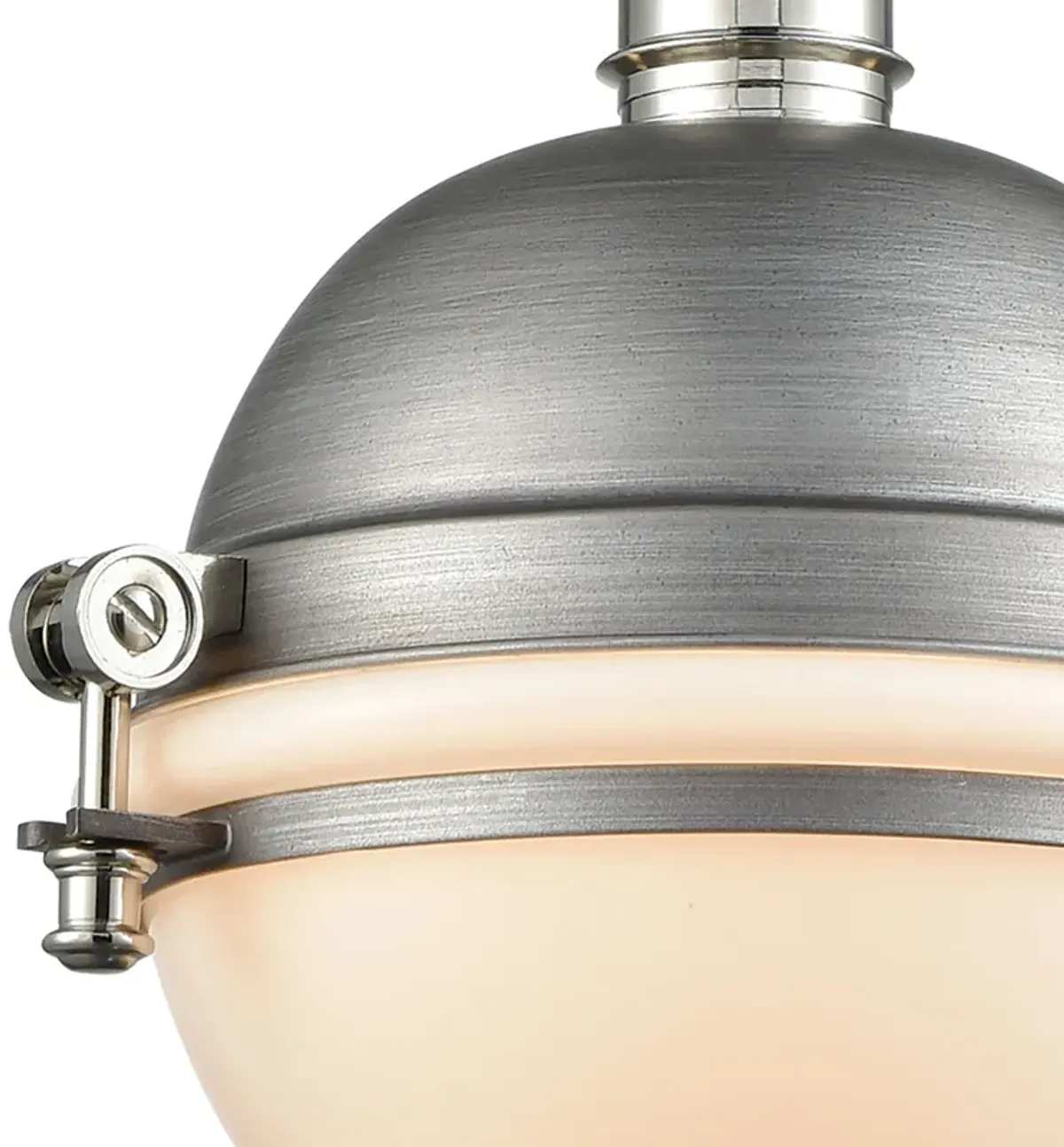 Riley 10" Wide 1-Light Mini Pendant - Weathered Zinc