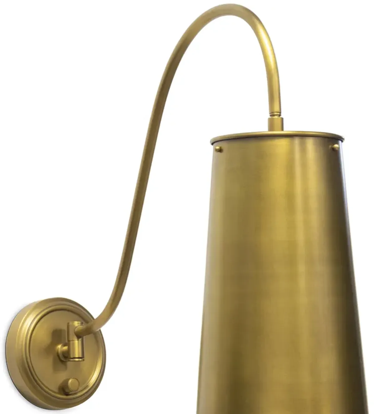 Southern Living Hattie Natural Brass Sconce