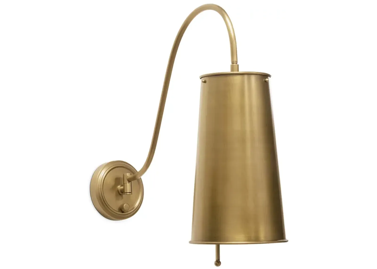 Southern Living Hattie Natural Brass Sconce