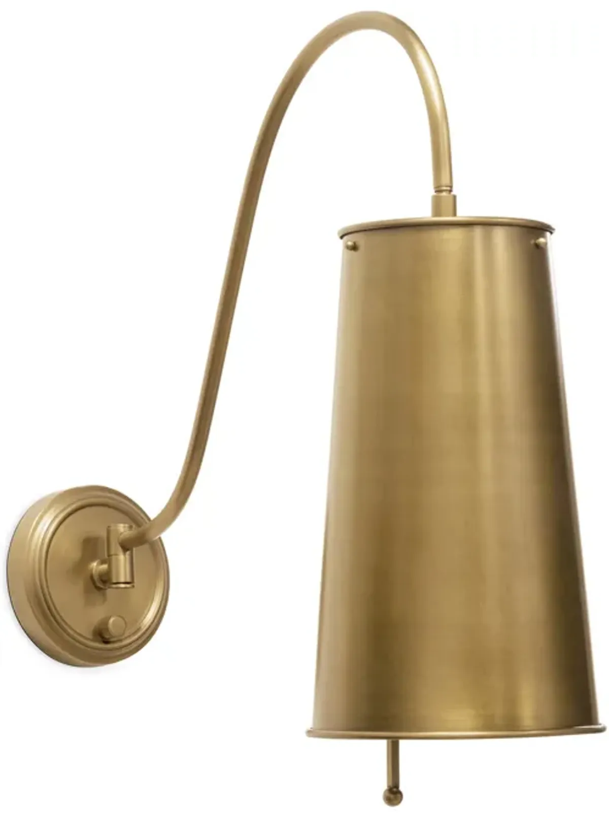 Southern Living Hattie Natural Brass Sconce