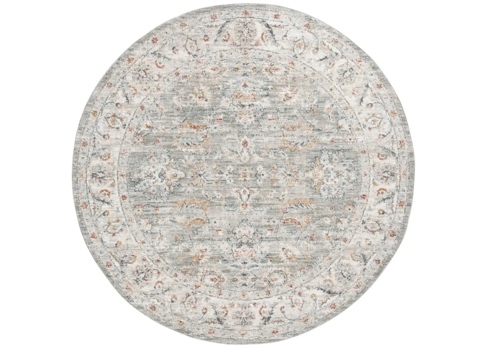 AVALON 220 GREY  6'-7' X 6'-7' Round Round Rug