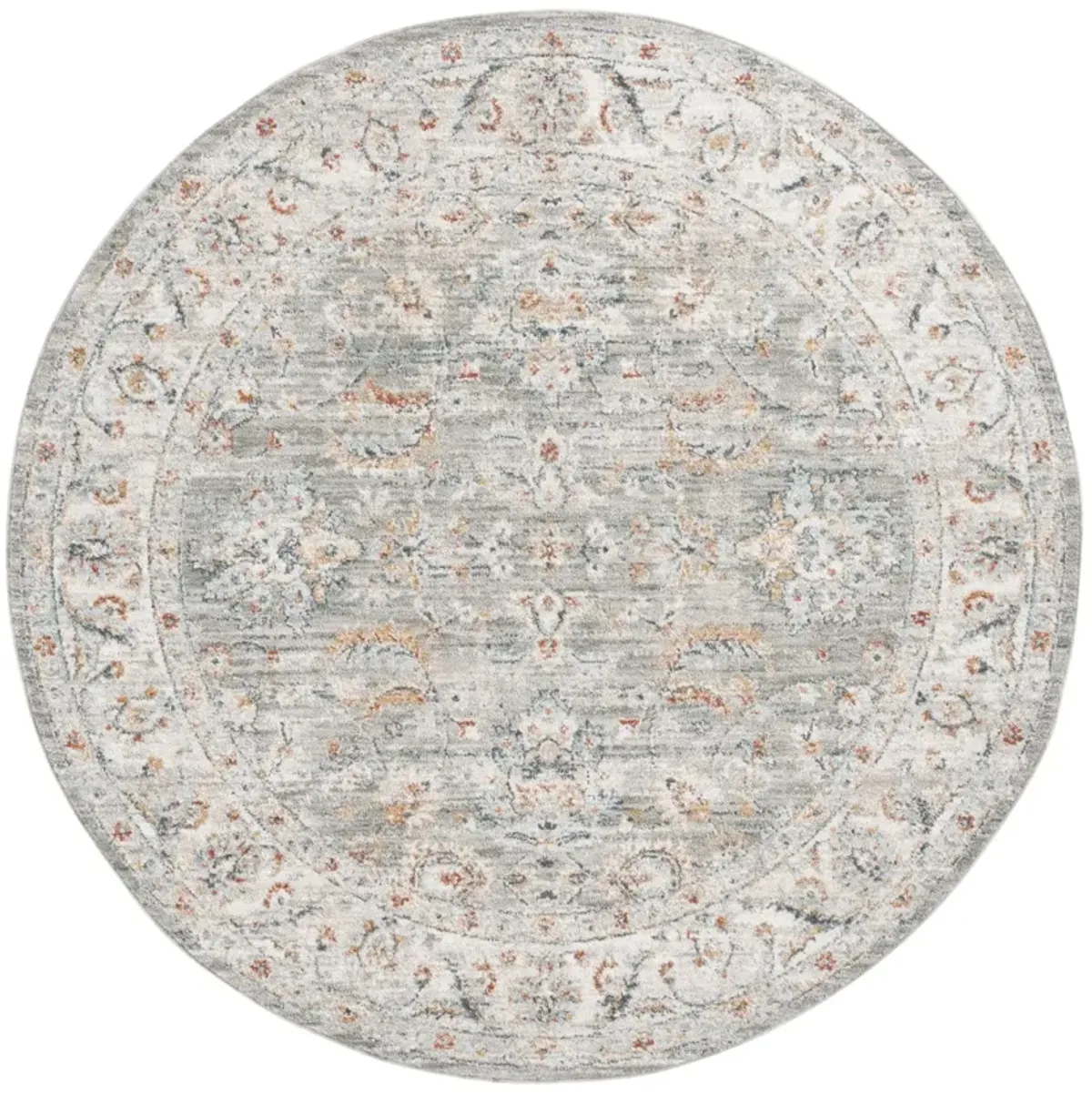 AVALON 220 GREY  6'-7' X 6'-7' Round Round Rug