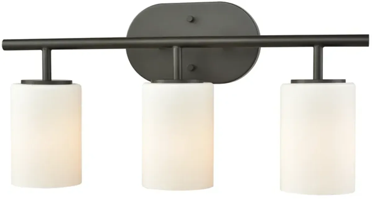 Pemlico 20" Wide 3-Light Vanity Light - Oil Rubbed Bronze