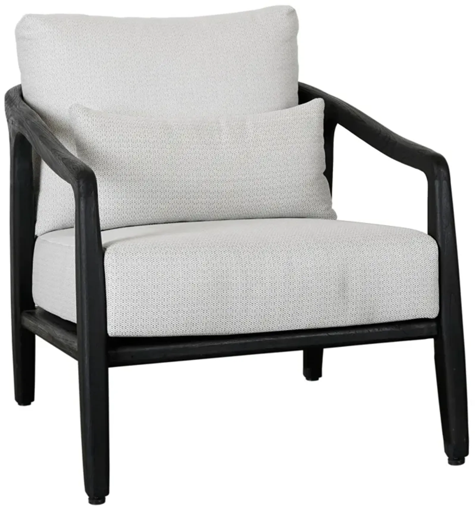 Aria Outdoor Accent Chair Black