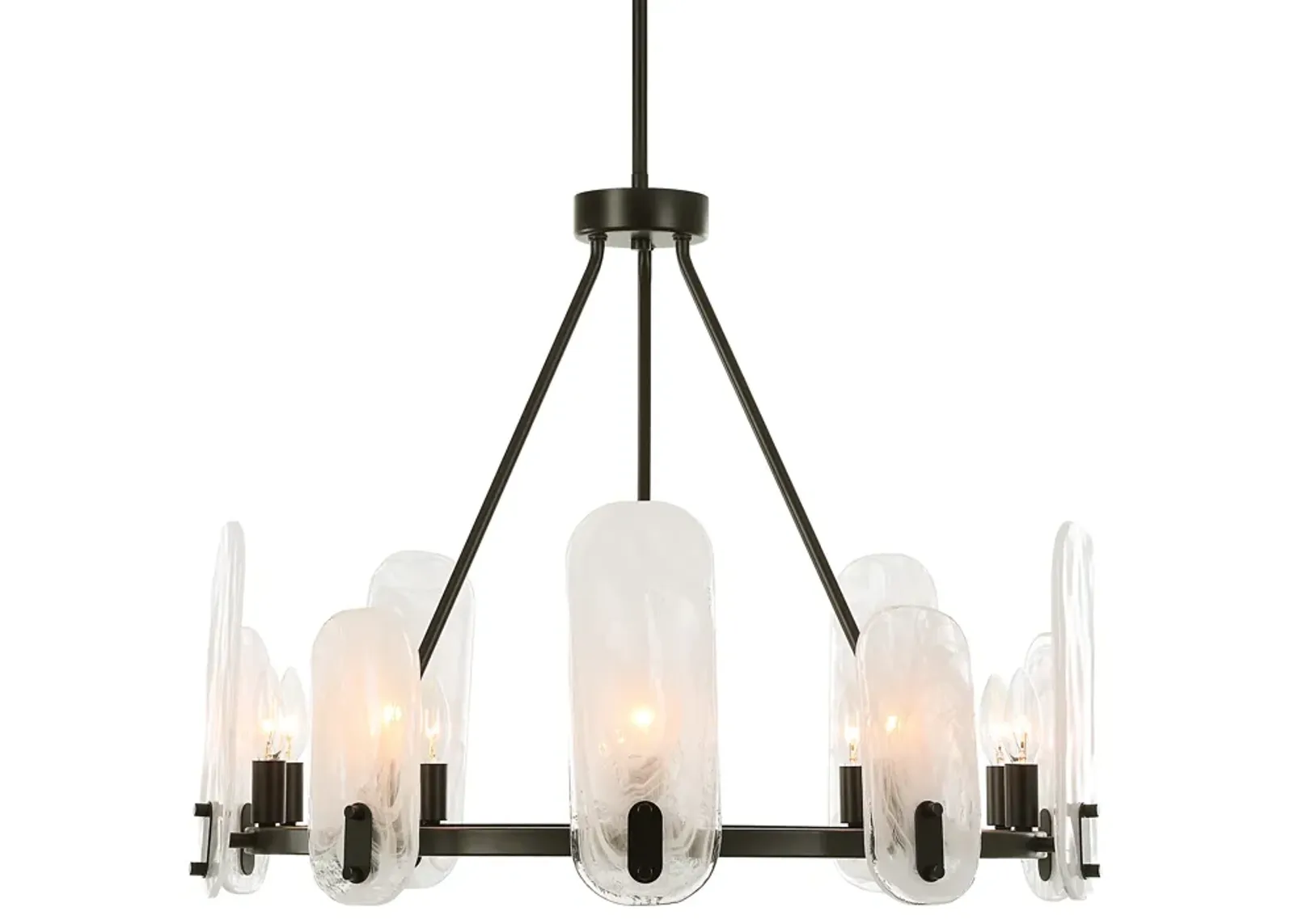 Ellipse 10 Light Chandelier