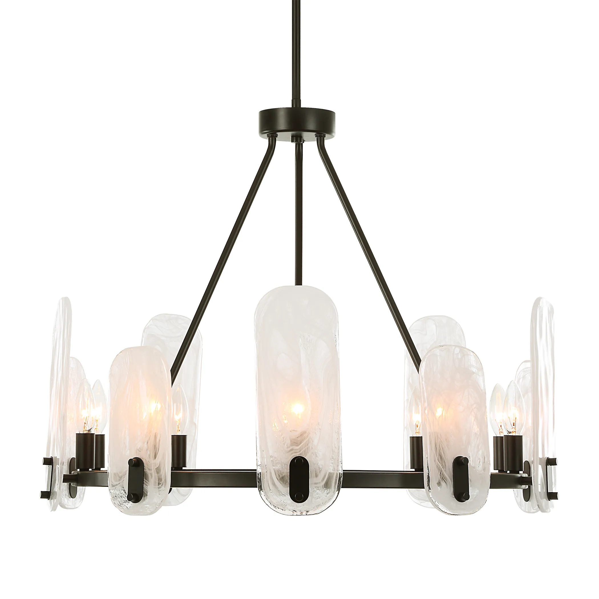 Ellipse 10 Light Chandelier