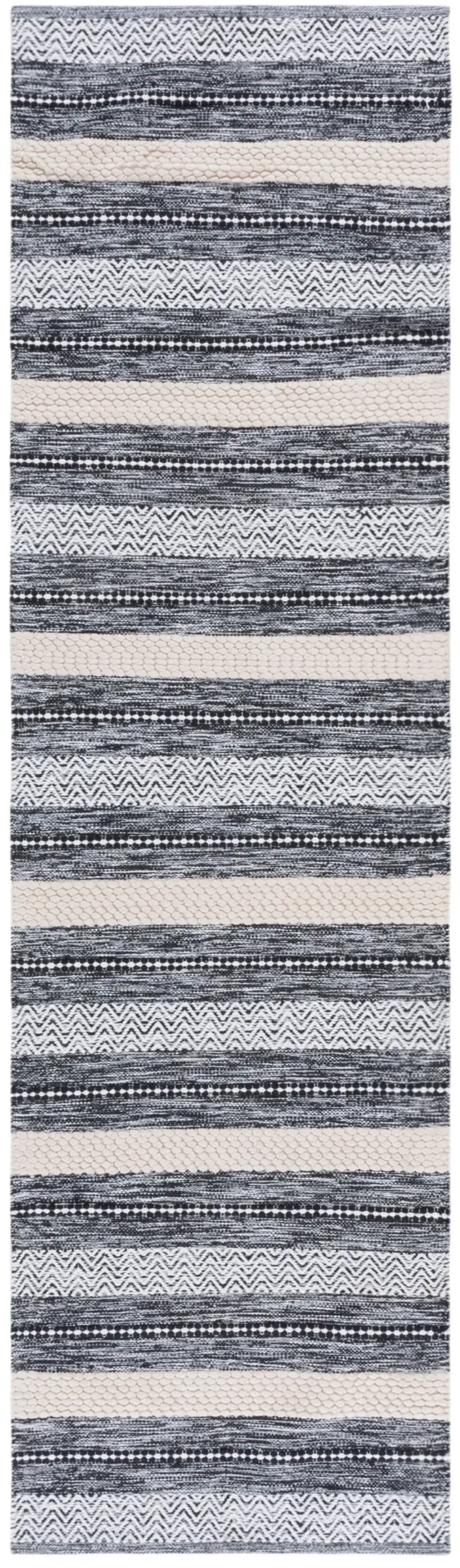 MONTAUK Hand loomed 2'-3' x 8' runner