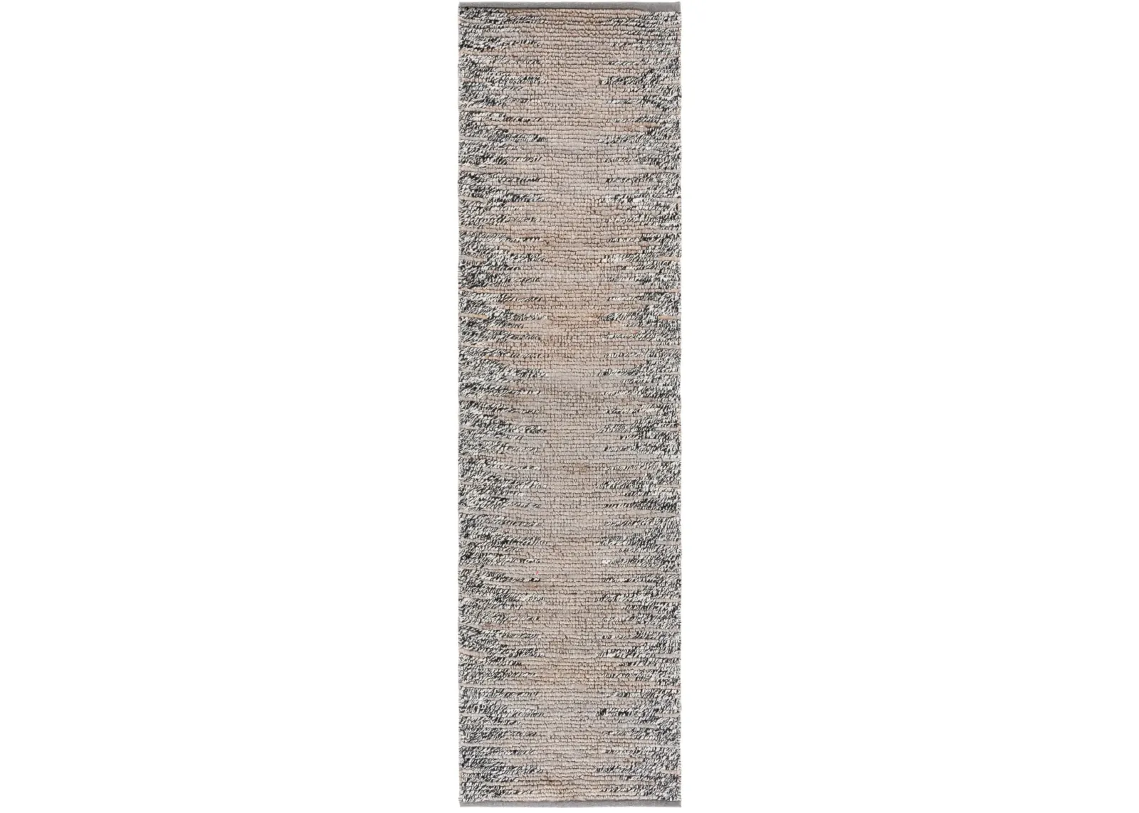 NATURAL FIBER 953 GREY  2'-3' x 8' Runner Rug