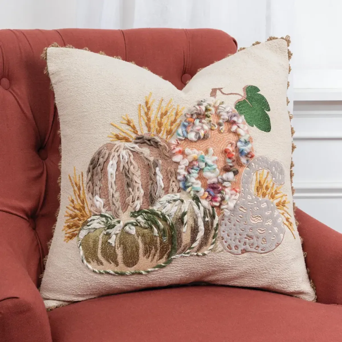 Gourds Natural  Pillow