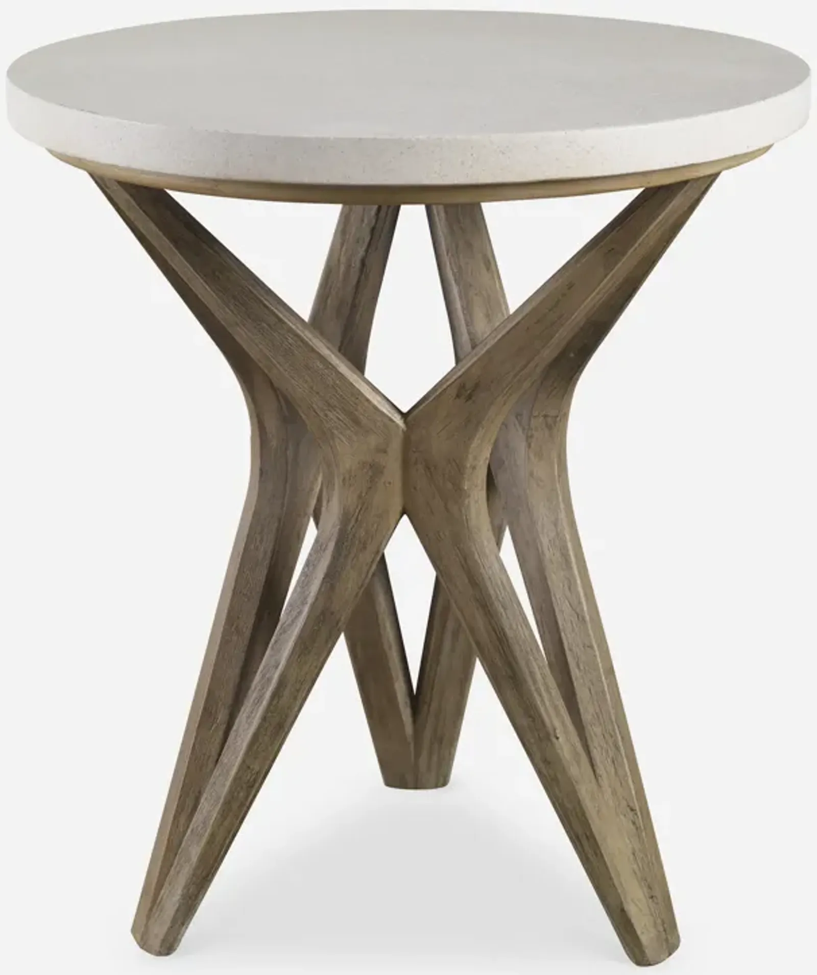 Marnie Limestone Side Table