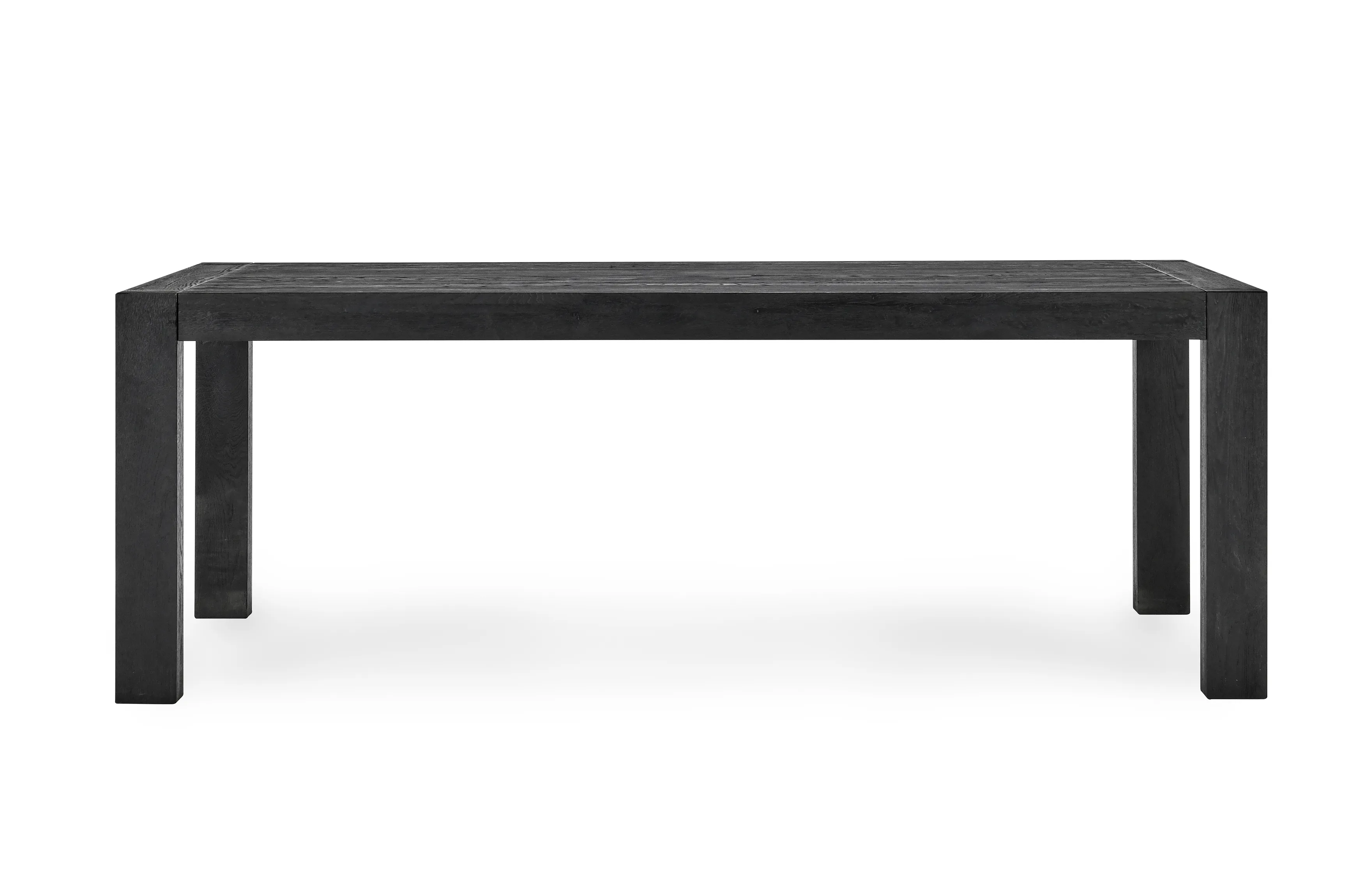 Parsons 84" Dining Table Black