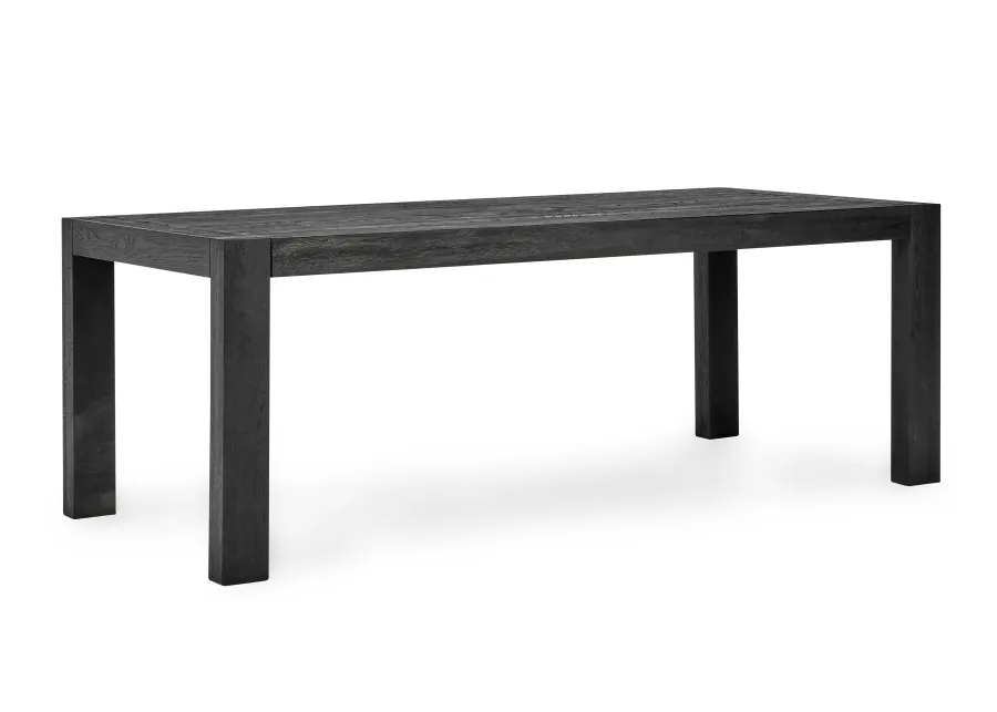 Parsons 84" Dining Table Black