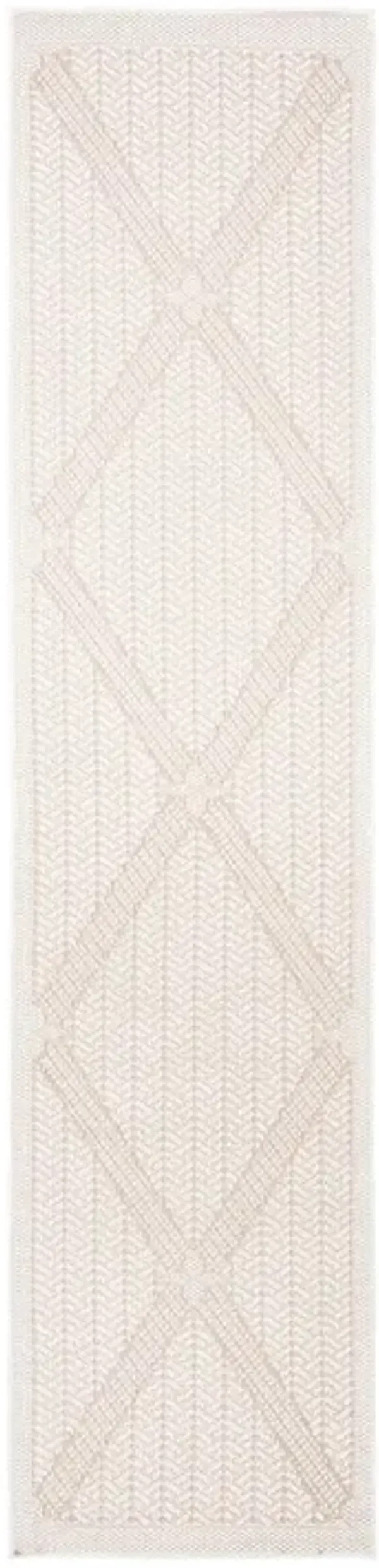 Safavieh BERMUDA 800 Collection BMU811A-28 Cream / Beige 2' X 8'