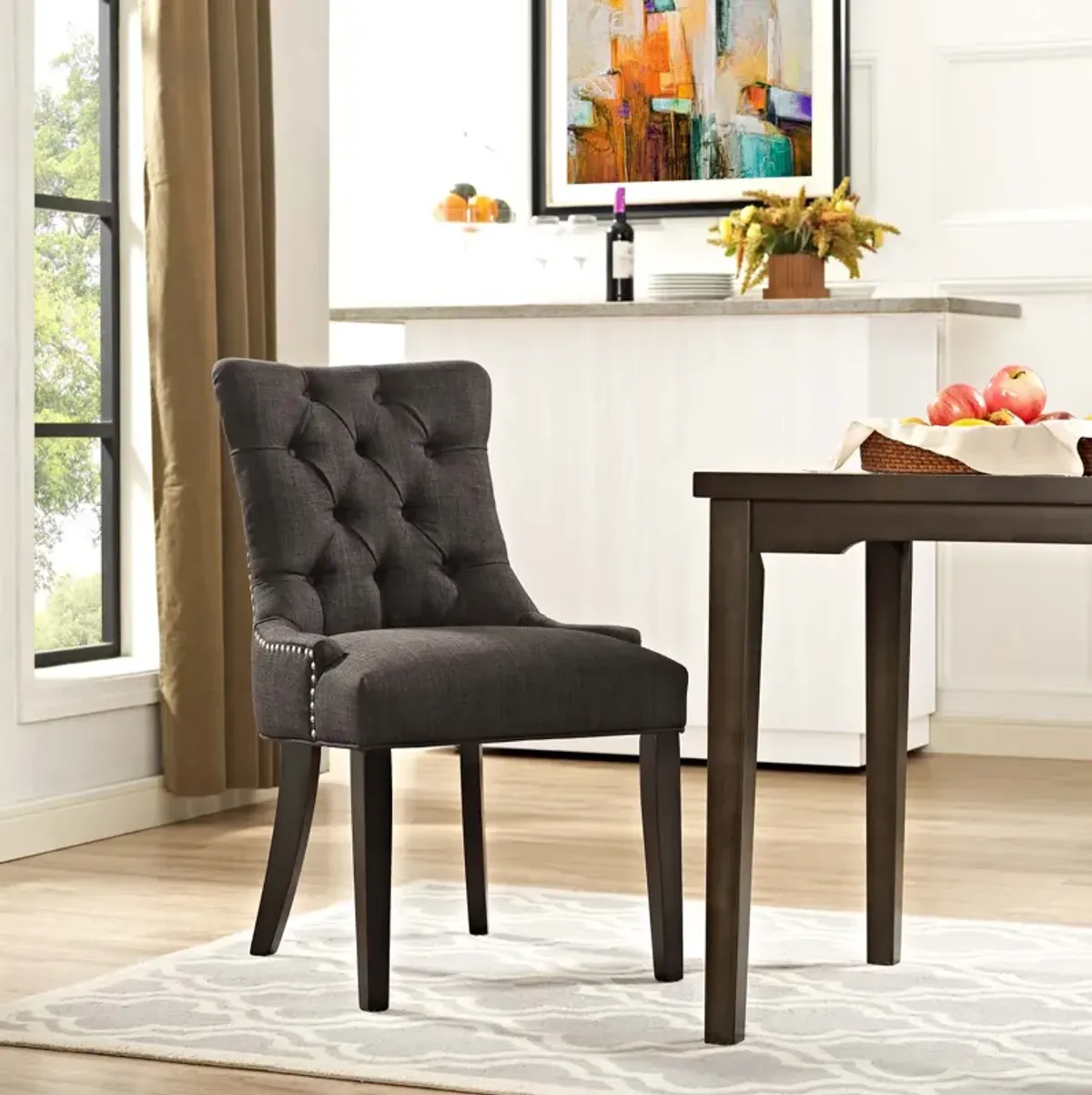 Regent Tufted Fabric Dining Side Chair