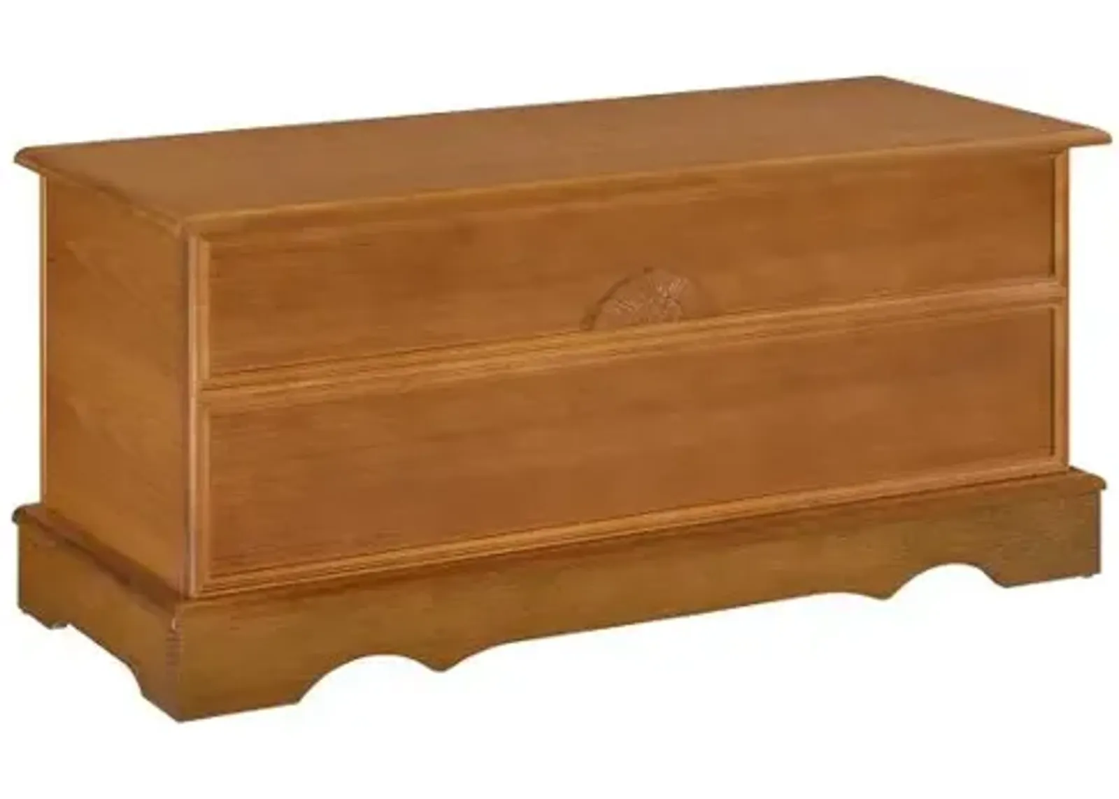 Paula Rectangular Cedar Chest Honey