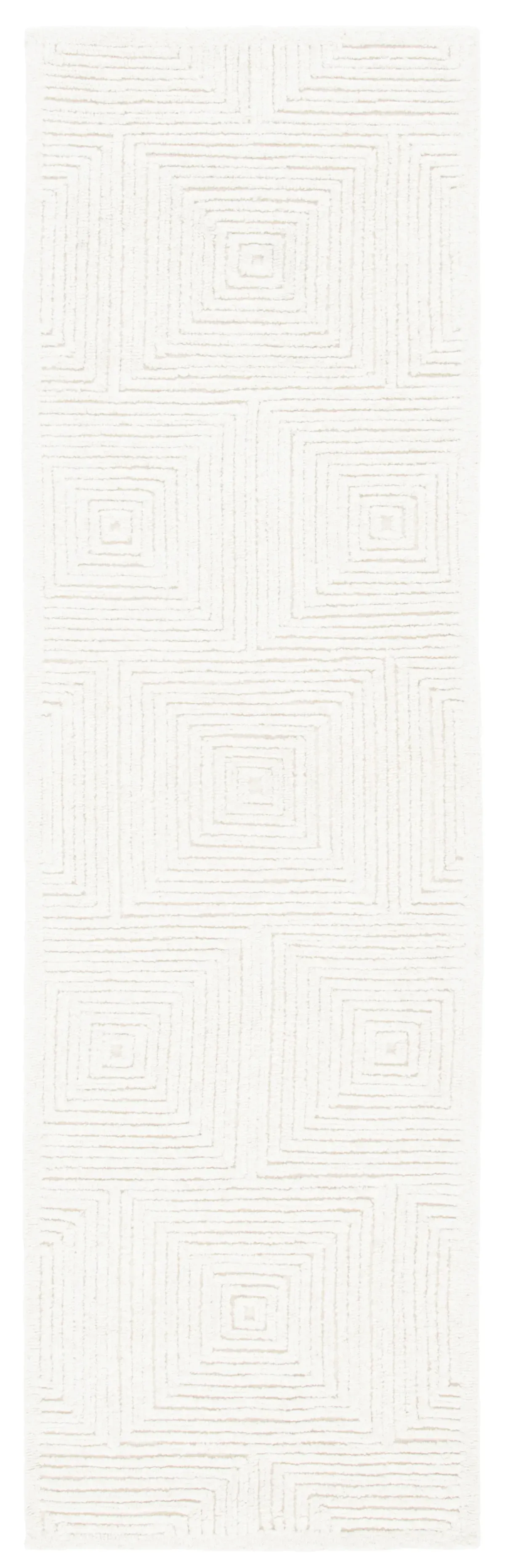 TEXTURAL 102 IVORY 2'-3' x 16' Runner Rug