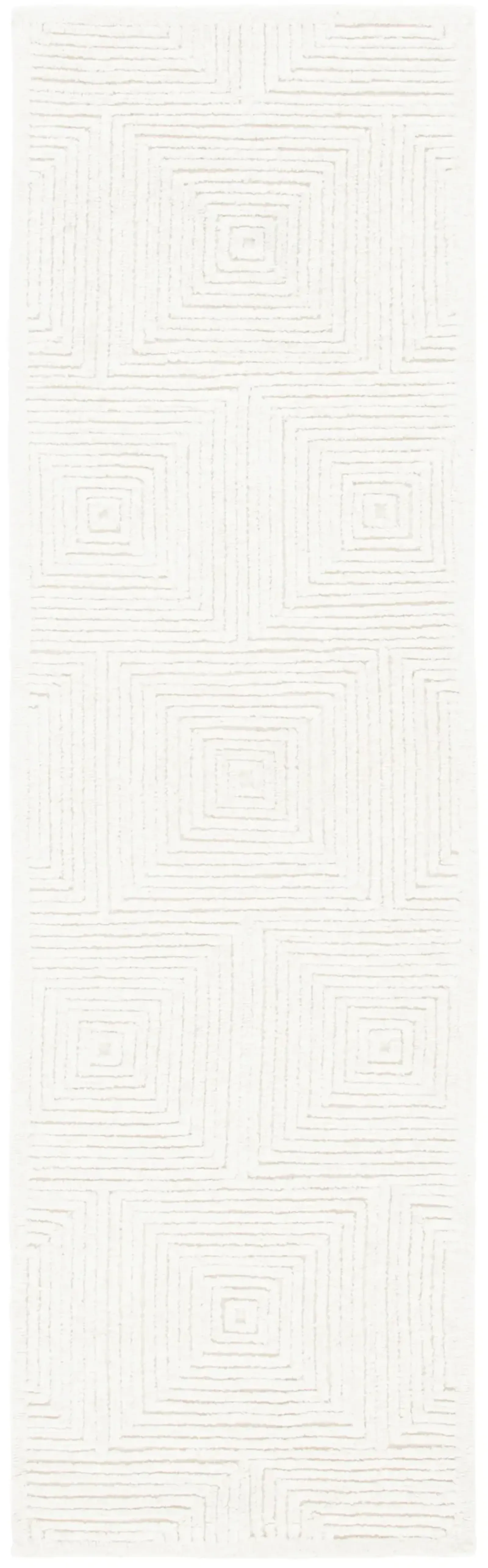 TEXTURAL 102 IVORY 2'-3' x 16' Runner Rug