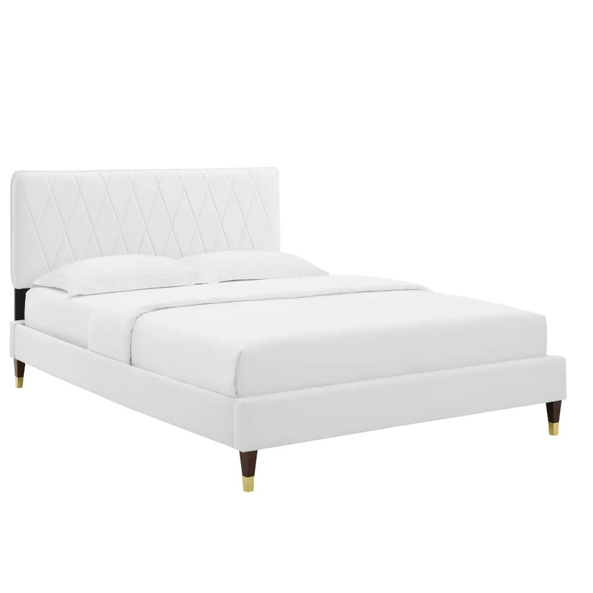 Phillipa Performance Velvet King Platform Bed