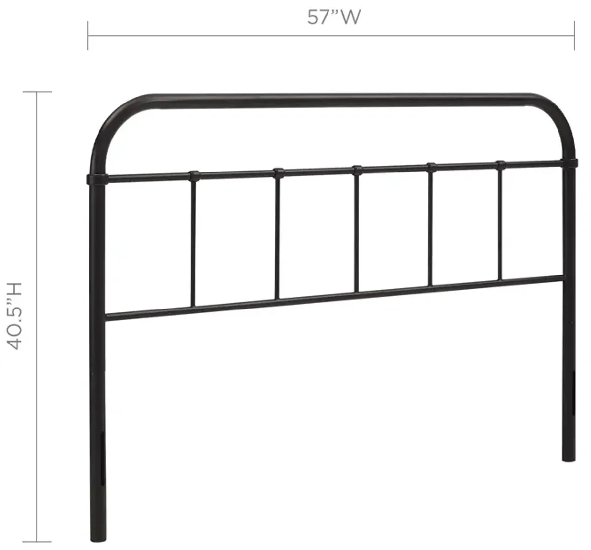 Serena Full Steel Headboard