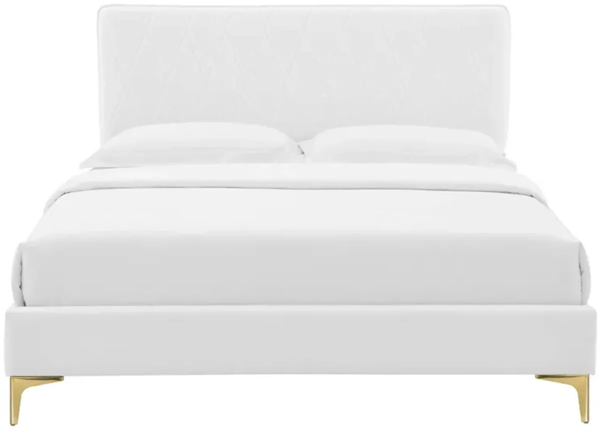 Phillipa Performance Velvet King Platform Bed