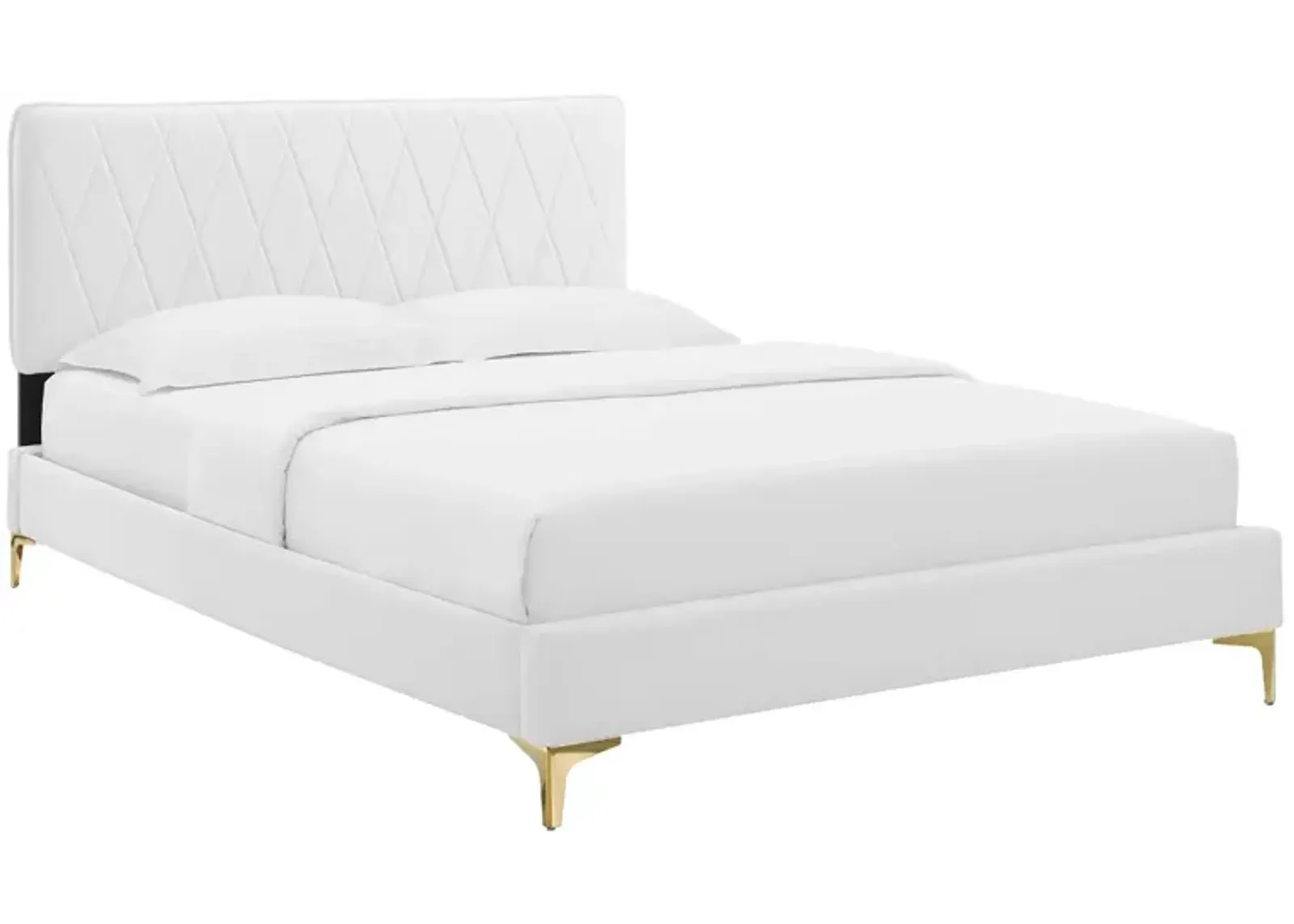 Phillipa Performance Velvet King Platform Bed