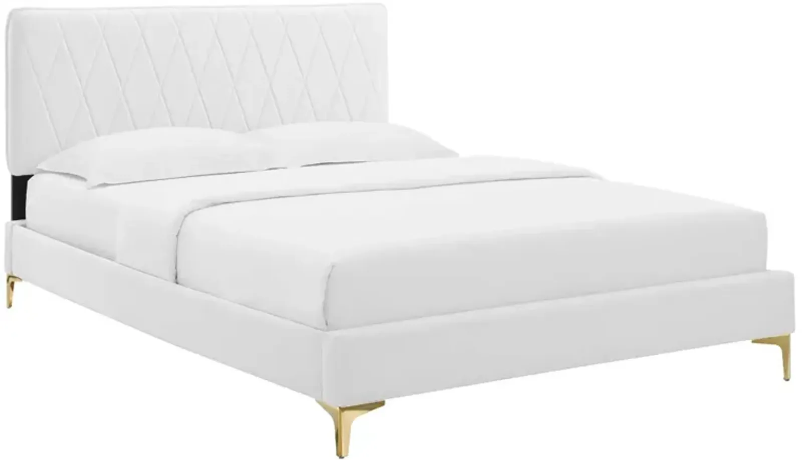 Phillipa Performance Velvet King Platform Bed