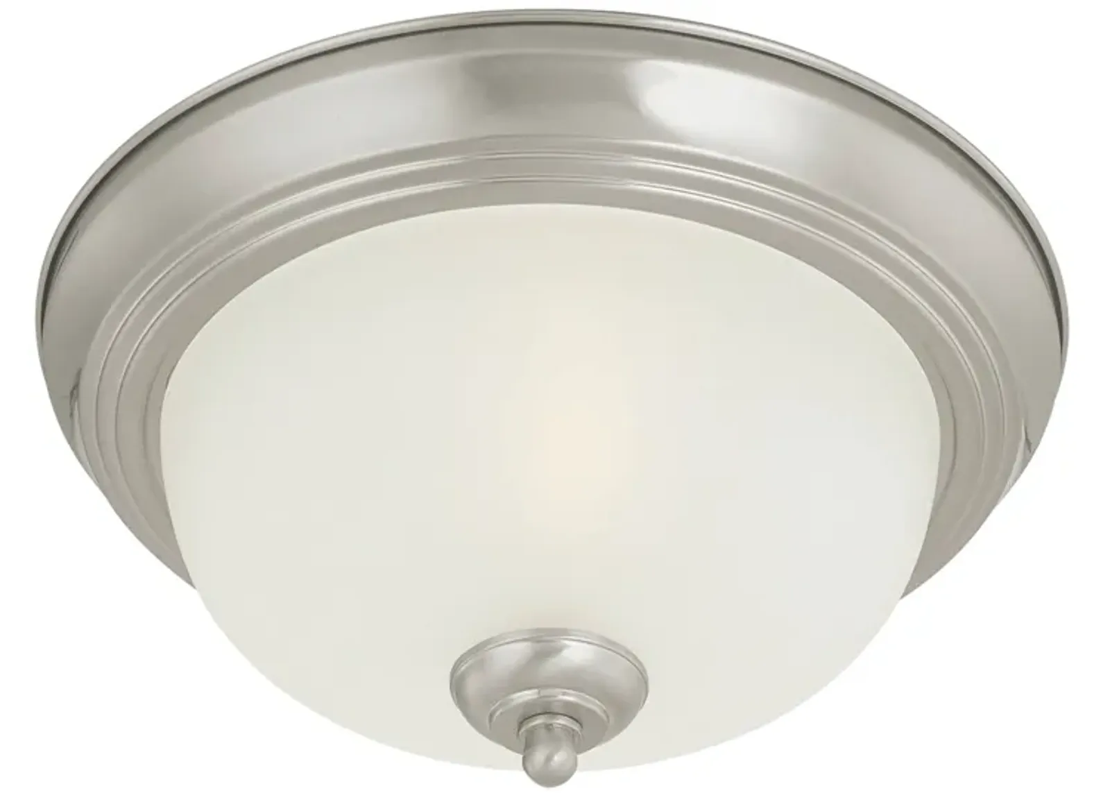 Ceiling Essentials 16" Wide 3-Light Flush Mount - Brushed Nickel