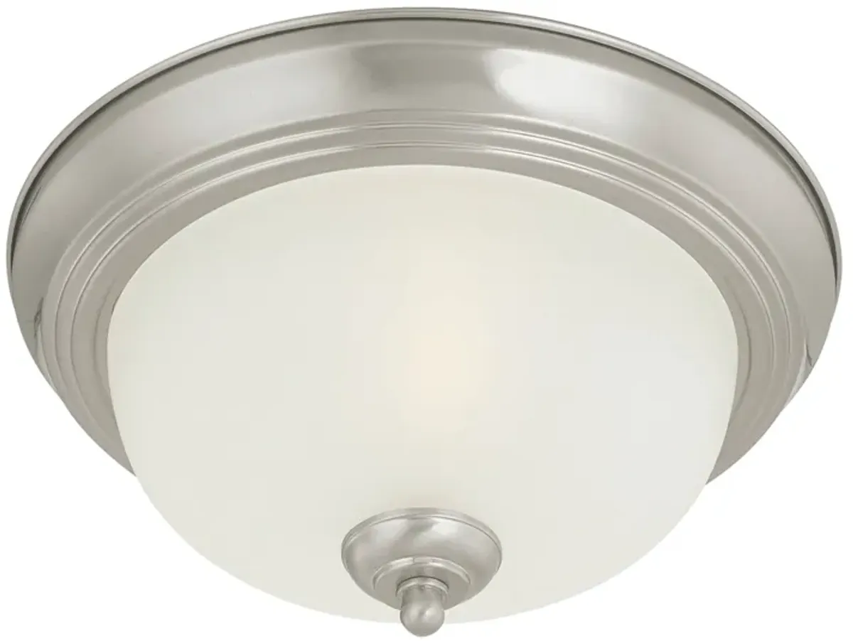 Ceiling Essentials 16" Wide 3-Light Flush Mount - Brushed Nickel