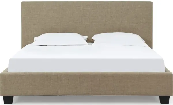 Saint Pierre Full-Size Linen Platform Bed
