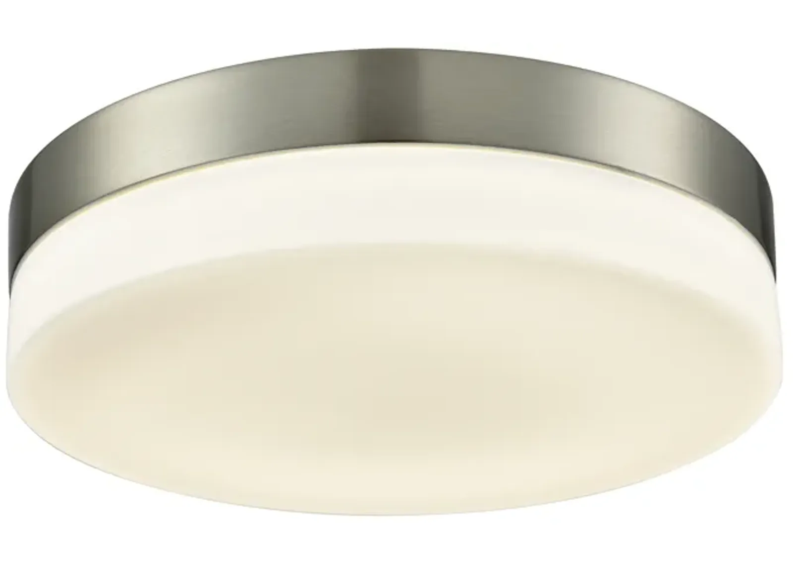 Holmby 11" Wide 1-Light Flush Mount - Satin Nickel