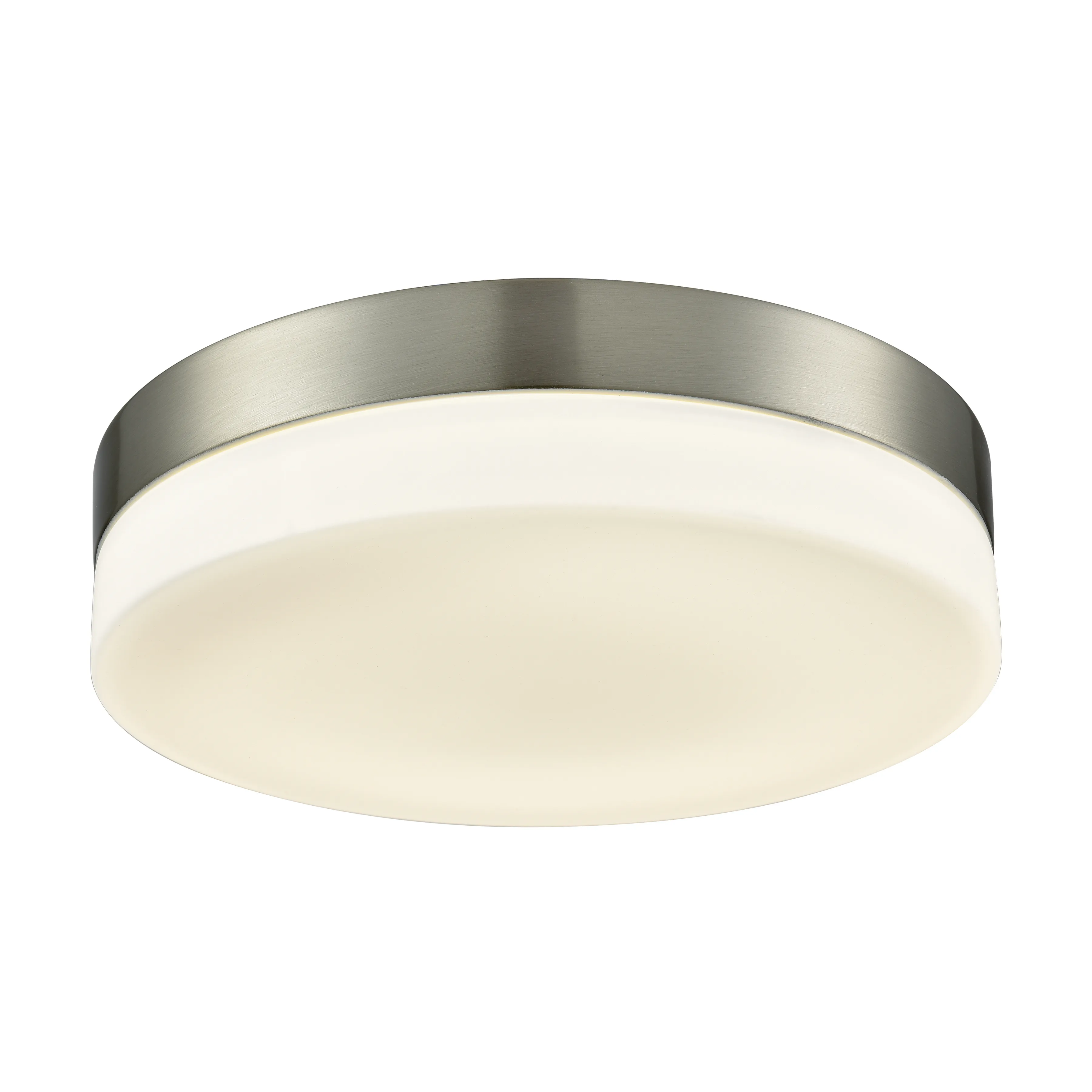 Holmby 11" Wide 1-Light Flush Mount - Satin Nickel