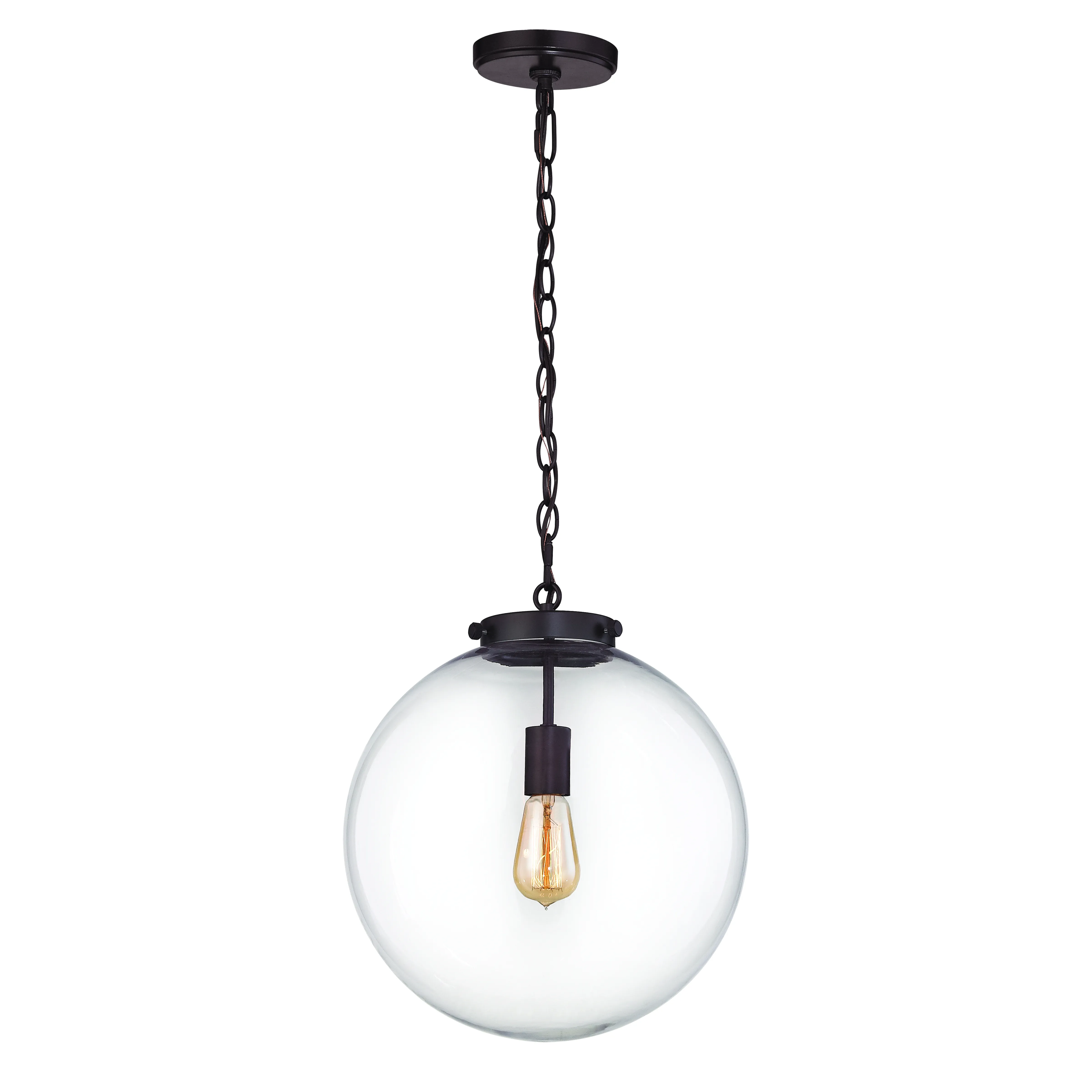 Gramercy 14" Wide 1-Light Pendant - Oil Rubbed Bronze