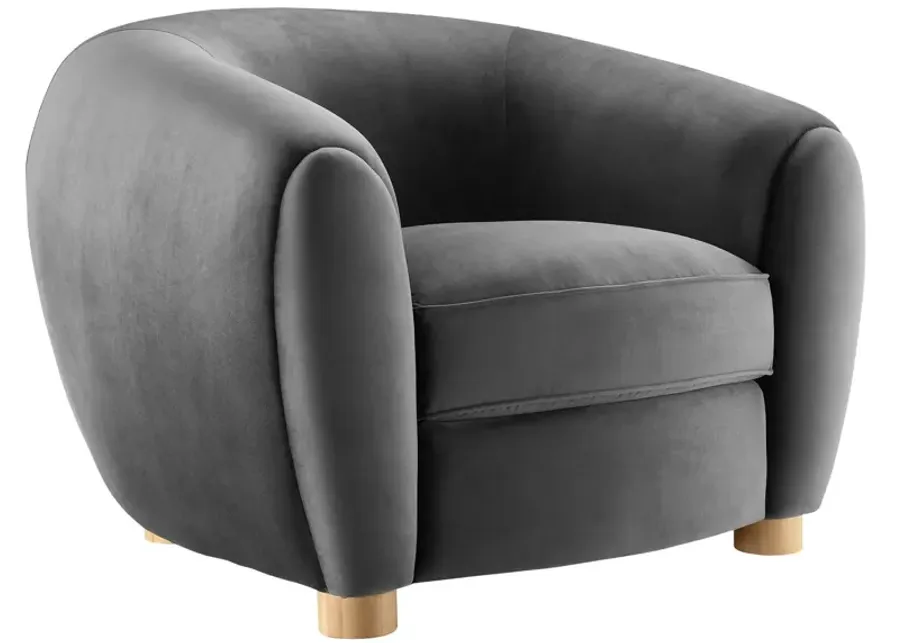 Abundant Performance Velvet Armchair