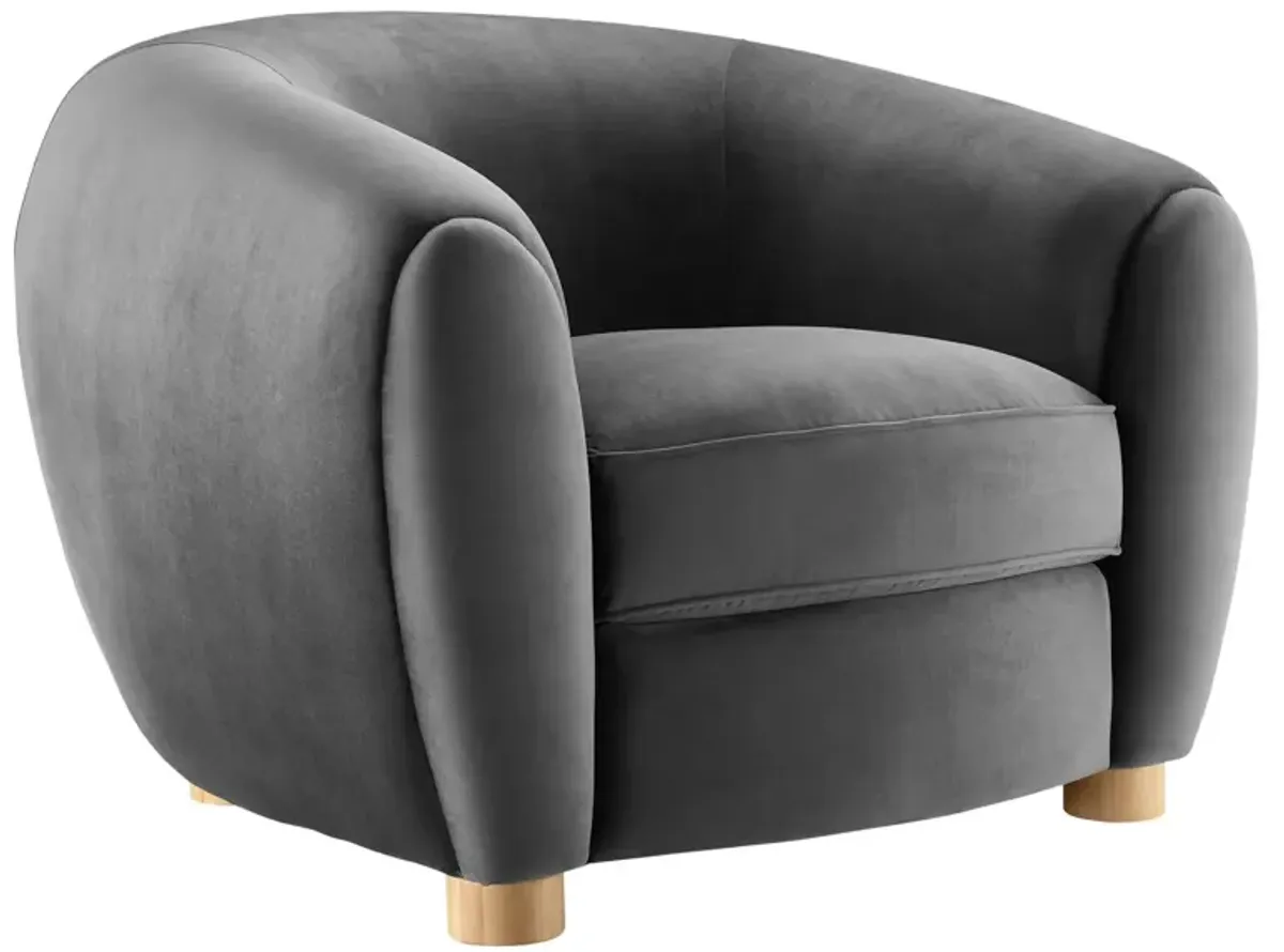 Abundant Performance Velvet Armchair