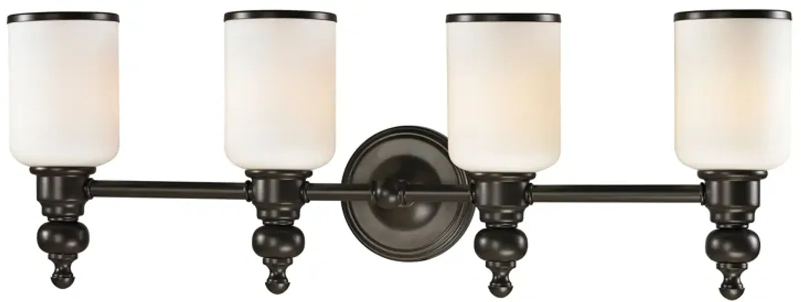 Bristol 29" Wide 4-Light Vanity Light - Oil Rubbed Bronze