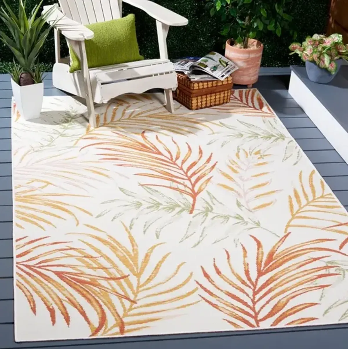 SUNRISE 670 Orange 5'-3' X 7'-7' Medium Rectangle Rug