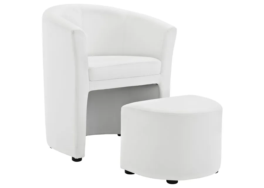 Divulge Armchair and Ottoman