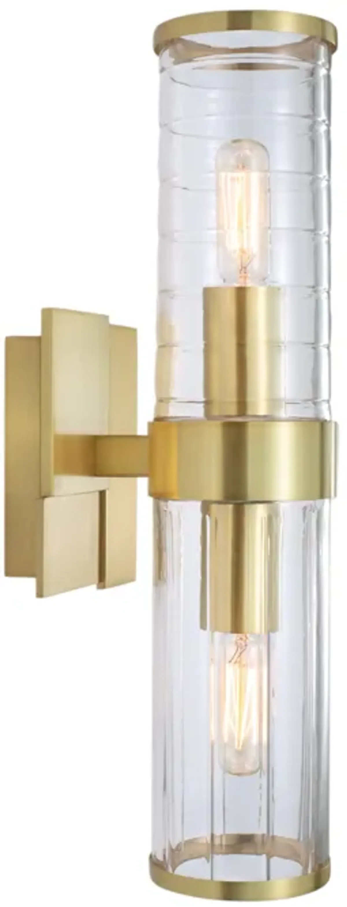 Stripe Sconce - Satin Brass