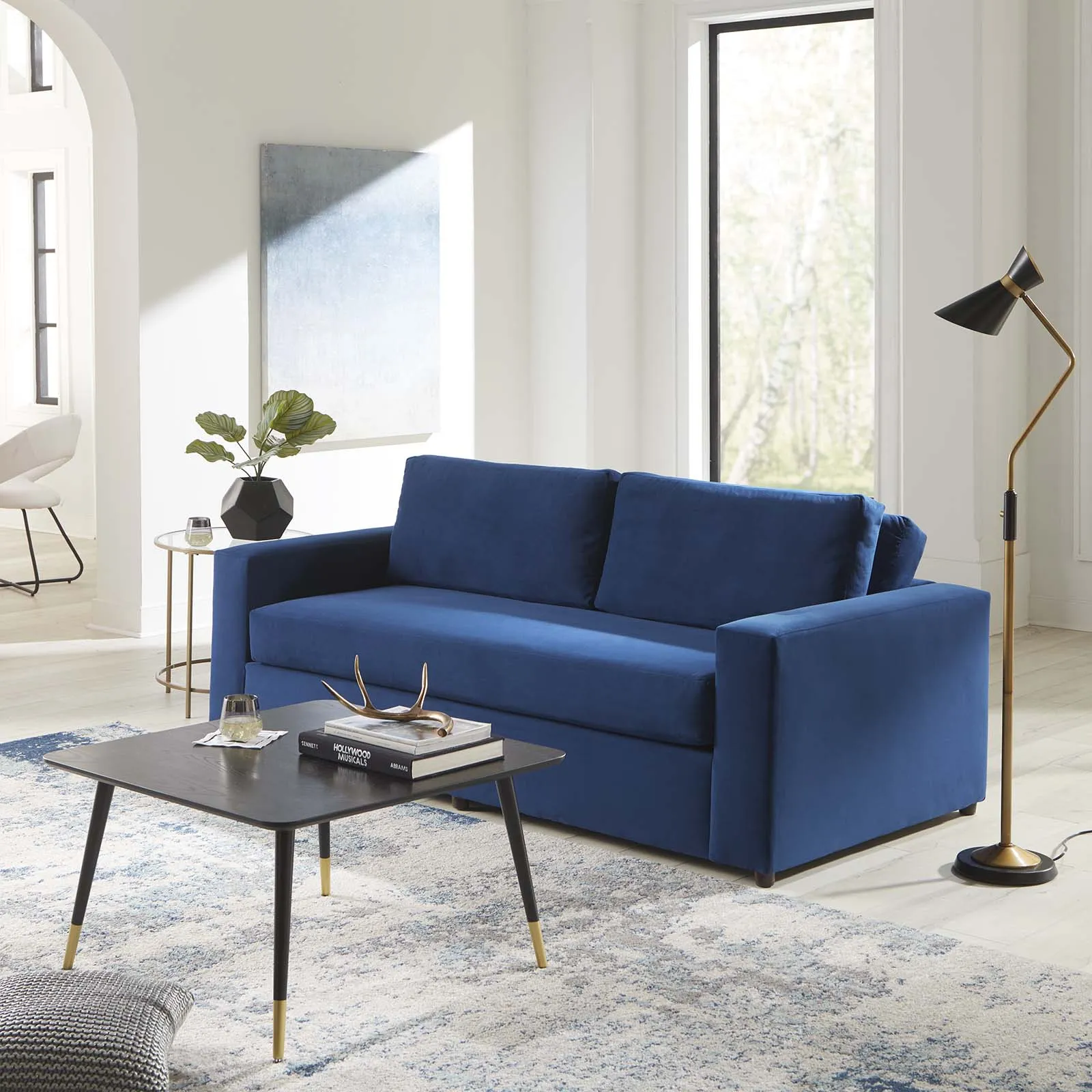 Avendale Velvet Sofa